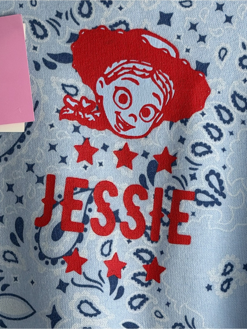 Womens M ,Disney Jessie Bandana Sweatshirt - Picture 2 of 7
